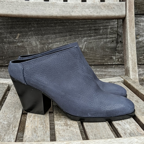 Rachel Comey Shoes - Rachel Comey Mars Mule Dark Blue Leather